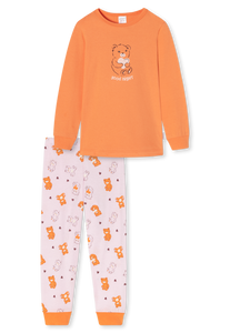 Pigiama "Orange Teddy Girl" - Bambina