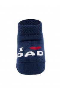 Babbucce cotone "I love dad" - Baby