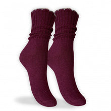 Carica l'immagine nel visualizzatore di Gallery, Calze lana/cashmere "Shine" - unisex