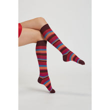 Carica l'immagine nel visualizzatore di Gallery, Gambaletti cotone "Righe" - Donna