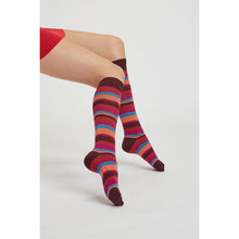 Carica l'immagine nel visualizzatore di Gallery, Gambaletti cotone "Righe" - Donna