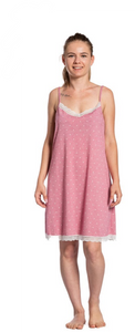 CAMICIA DA NOTTE "HEART" SPALLINA SPAGHETTO