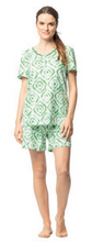 Laden Sie das Bild in den Galerie-Viewer, PIGIAMA CORTO &quot;SHIBORI&quot; DONNA

