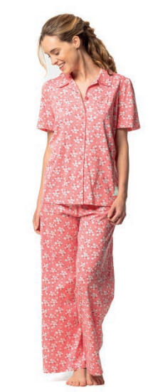 PIGIAMA LUNGO MANICHE CORTE