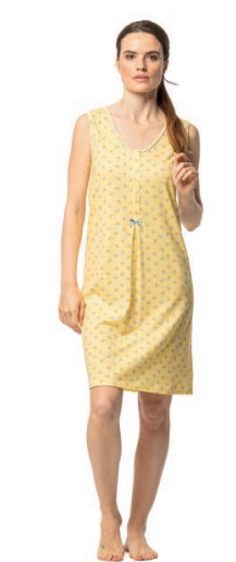 CAMICIA DA NOTTE SENZA MANICHE 