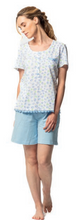 Laden Sie das Bild in den Galerie-Viewer, PIGIAMA CORTO &quot;SOFT&quot;COTONE DONNA

