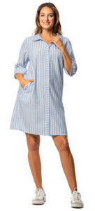 ABITO/CAMICIONE VISCOSA MANICA 3/4"GROB"DONNA