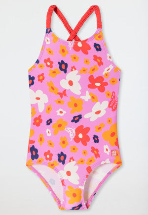 Costume intero bambina “fiori”