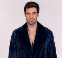 Carica l'immagine nel visualizzatore di Gallery, Vestaglia peluche "London" - Uomo
