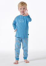 Laden Sie das Bild in den Galerie-Viewer, Pigiama &quot;Bear light blue&quot; - Bambino
