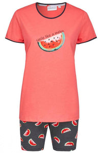 Kurzer Schlafanzug "Wassermelone" - Damen -