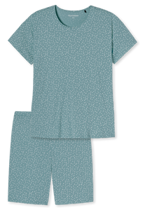 Kurzer Pyjama aus Baumwolle/Modal "Sugar pois" - Damen