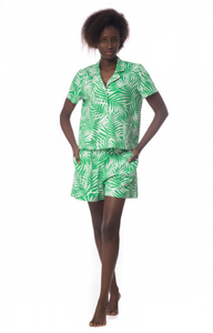 Pigiama abbottonato "Tropical"  - Donna