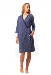 Vestaglia "Pois blu" - Donna